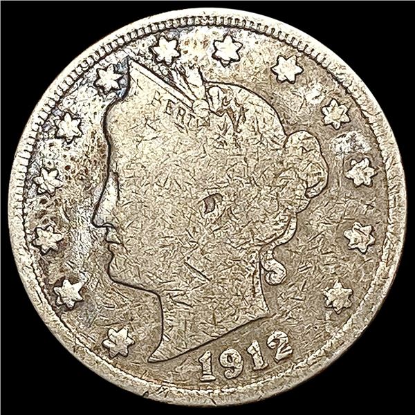 1912-S Liberty Victory Nickel NICELY CIRCULATED
