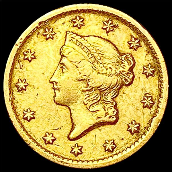 1853 Rare Gold Dollar NEARLY UNCIRCULATED