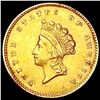 Image 1 : 1854 Rare Gold Dollar CLOSELY UNCIRCULATED