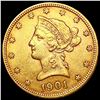 Image 1 : 1901 $10 Gold Eagle CLOSELY UNCIRCULATED