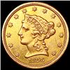 1856 $2.50 Gold Quarter Eagle CLOSELY UNCIRCULATED