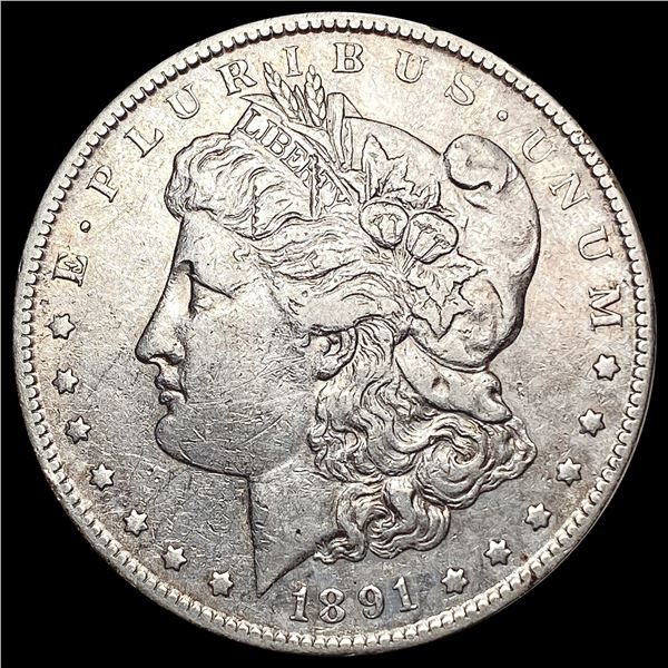 1891-S Morgan Silver Dollar LIGHTLY CIRCULATED
