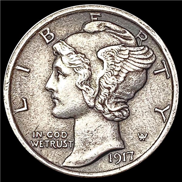 1917-D FSB Mercury Dime UNCIRCULATED