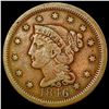 1846 Tall Date Braided Hair Large Cent LIGHTLY CIRCULATED