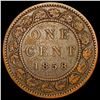 Image 2 : 1858 Canada Large Cent NICELY CIRCULATED