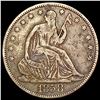 1858 Seated Liberty Half Dollar LIGHTLY CIRCULATED