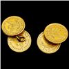 Image 2 : 1907 US $2.5 Gold Cuff Links HIGH GRADE