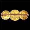 Image 2 : 1854-1859 US Gold Coinage Pin [3 Coins] HIGH GRADE