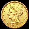 Image 1 : 1853 $2.50 Gold Quarter Eagle CLOSELY UNCIRCULATED