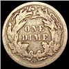 Image 2 : 1876-CC Seated Liberty Dime NICELY CIRCULATED
