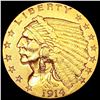 1914 $2.50 Gold Quarter Eagle CHOICE AU