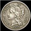 1879 Nickel Three Cent LIGHTLY CIRCULATED