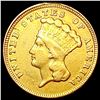 1854 $3 Gold Piece CLOSELY UNCIRCULATED
