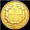 Image 2 : 1854 $3 Gold Piece CLOSELY UNCIRCULATED