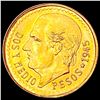 1945 Mexico Gold 2.5 Pesos 0.0602oz CHOICE BU