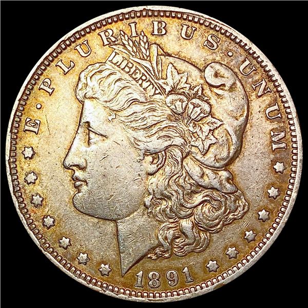 1891-O Morgan Silver Dollar CLOSELY UNCIRCULATED