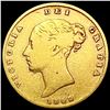 1842 Great Britain 1/2 Sovereign 0.1178oz LIGHTLY CIRCULATED