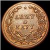 Image 2 : 1863 Civil War Token Army Navy UNCIRCULATED