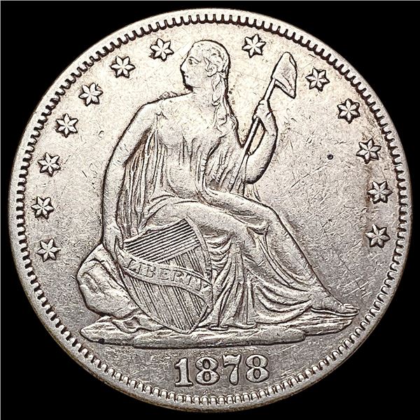 1878 Seated Liberty Half Dollar CLOSELY UNCIRCULATED