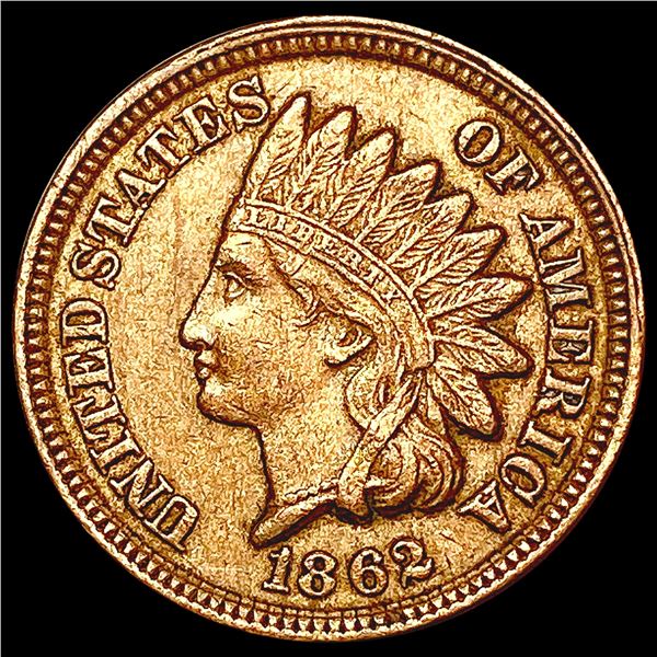 1862 Indian Head Cent CLOSELY UNCIRCULATED