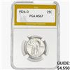 Image 1 : 1926-D Standing Liberty Quarter PGA MS67