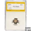 Image 1 : 1870 Silver Three Cent PGA MS65