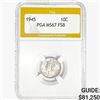 Image 1 : 1945 Mercury Silver Dime PGA MS67 FSB