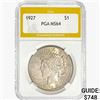 1927 Silver Peace Dollar PGA MS64