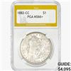 1882-CC Morgan Silver Dollar PGA MS66+