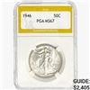 1946 Walking Liberty Half Dollar PGA MS67