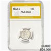 1868-S Seated Liberty Dime PGA MS66