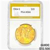 1904-S $20 Gold Double Eagle PGA MS66