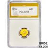 1855 Rare Gold Dollar PGA AU58