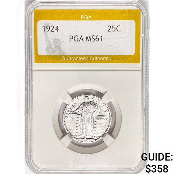 1924 Standing Liberty Quarter PGA MS61