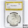 1877 Silver Trade Dollar PGA MS63+