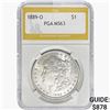 1889-O Morgan Silver Dollar PGA MS63