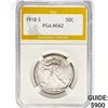 1918-S Walking Liberty Half Dollar PGA MS62