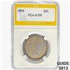 1899 Barber Half Dollar PGA AU58