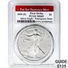 Image 1 : 2020-S Silver Eagle PCGS MS69 First Strike