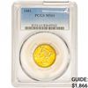 1881 $5 Gold Half Eagle PCGS MS61