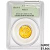 1903-S $5 Gold Half Eagle PCGS MS61
