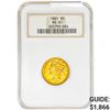 Image 1 : 1881 $5 Gold Half Eagle NGC MS61