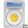 1887-S $5 Gold Half Eagle PCGS AU58
