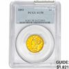 1893 $5 Gold Half Eagle PCGS AU58