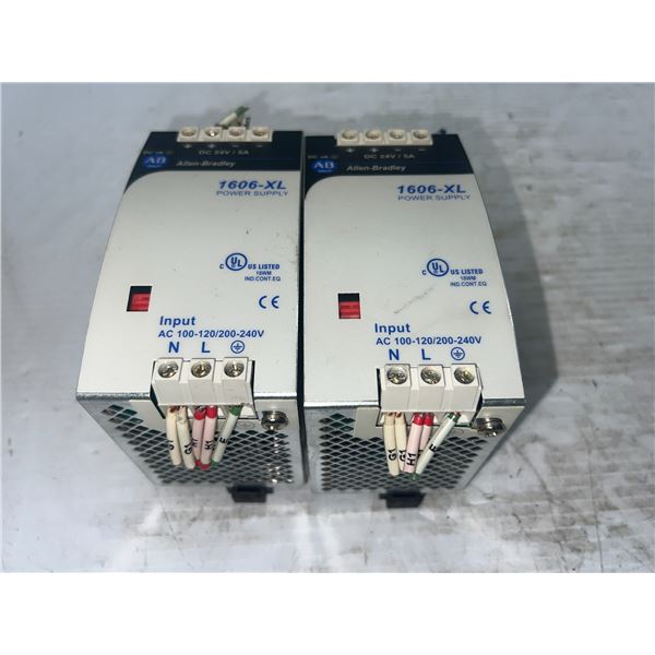 (2) Allen-Bradley #1606-XL120D Power Supplies