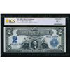 Image 1 : 1899 $2 Mini Porthole Silver Certificate PCGS 63