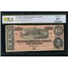 Image 1 : 1864 $10 T-68 Confederate PCGS 63