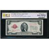 Image 1 : 1928A $2 Legal Tender Note PCGS 64PPQ
