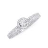 Image 1 : 14KT White Gold 0.45ctw Diamond Ring