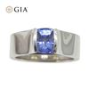 Image 1 : Pretty 1.35 Ct GIA Certified Natural Sapphire Ring